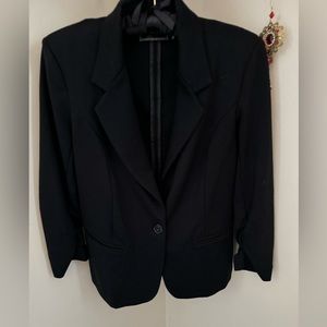 Christian Siriano Blazer Black Womens Sz S